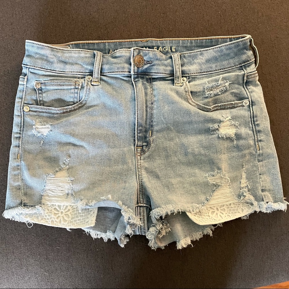 American Eagle Ne(x)t Level Stretch Jean Shorts Size 10